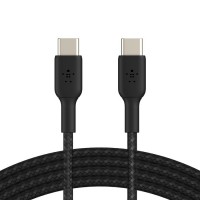  USB kabelis Belkin Boost Charge Braided USB-C to USB-C 1.0m black 